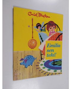 Kirjailijan Enid Blyton käytetty teos Emilia sen teki