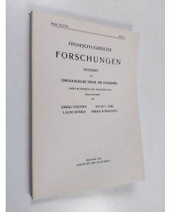 käytetty kirja Finnisch-ugrische Forschungen Band 48 Heft 1 : Zeitschrift für finnisch-ugrische Sprach- und Volkskunde, Band 48 Heft 1