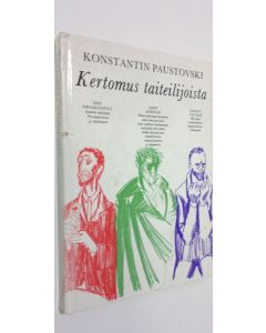 Kirjailijan Konstantin Paustovski käytetty kirja Kertomus taiteilijoista