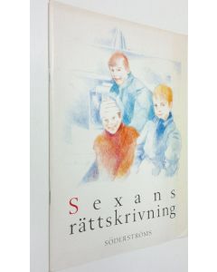 Kirjailijan Monica Örnmark käytetty teos Sexans rättskrivning