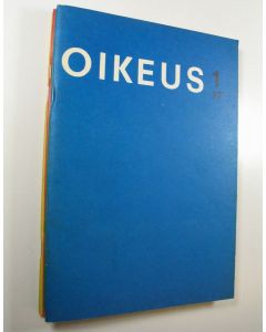 Tekijän Antero Jyränki  käytetty teos Oikeus, 1-4/77