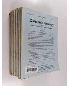 Kirjailijan Alan Bateman käytetty kirja Economic Geology and the Bulletin of the Society of Economic Geologist : Vol. 58, n:o 1-8