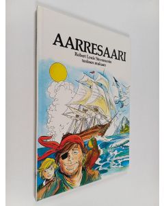 Kirjailijan Robert Louis Stevenson käytetty kirja Aarresaari : Robert Louis Stevensonin teoksen mukaan