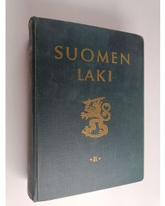 Kirjailijan Matti Paloheimo käytetty kirja Suomen laki 2 : 1964