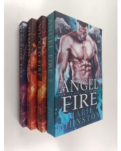 Kirjailijan Marie Johnston käytetty kirja Angel fire 1-4 : Angel fire ; Wicked fire ; Demon fire ; Warror fire