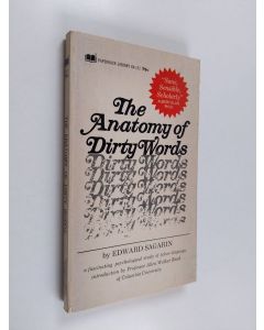 Kirjailijan Edward Sagarin käytetty kirja The anatomy of dirty words