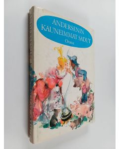 Kirjailijan Hans Christian Andersen käytetty kirja Andersenin kauneimmat sadut