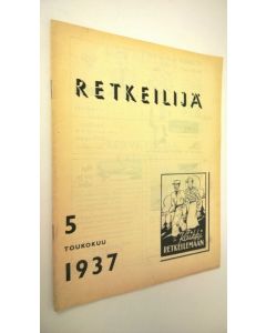 käytetty teos Retkeilijä No 5 1937 : yleinen retkeily- ja ulkoilulehti