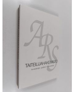 käytetty kirja Taiteilijahakemisto ARS