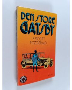Kirjailijan F. Scott Fitzgerald käytetty kirja Den store Gatsby