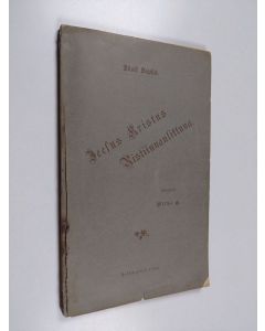 Kirjailijan Adolf Saphir käytetty kirja Jeesus Kristus ristiinnaulittuna