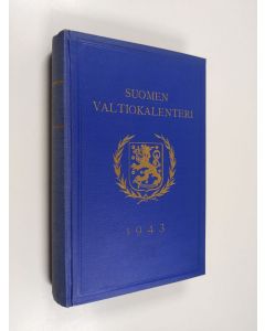 käytetty kirja Suomen valtiokalenteri 1943