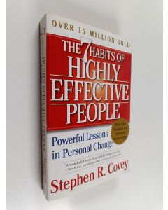 Kirjailijan Stephen R. Covey käytetty kirja The 7 habits of highly effective people