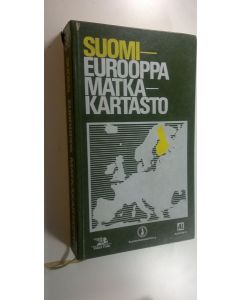 käytetty kirja Suomi-Eurooppa matkakartasto