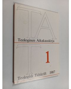 käytetty kirja Teologinen aikakauskirja 1/1987