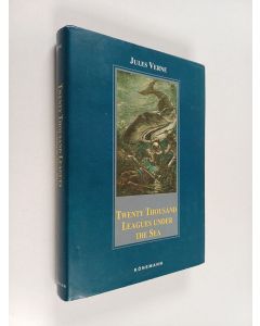 Kirjailijan Jules Verne käytetty kirja Twenty thousand leagues under the sea