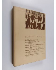 Kirjailijan Eeva Mäkelä-Henriksson käytetty kirja Helsingin yliopiston väitöskirjat 1828-1977 = Dissertationer vid Helsingfors universitet 1828-1977 = Dissertations at the University of Helsinki 1828-1977