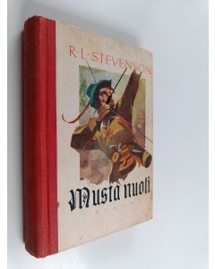 Kirjailijan Robert Luis Stevenson käytetty kirja Musta nuoli
