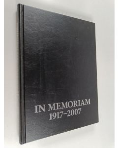 Kirjailijan Ralf-Erik Sjöström käytetty kirja In memoriam 1917-2007 : virantoimituksessa surmatut poliisit - poliser dödade i tjänst