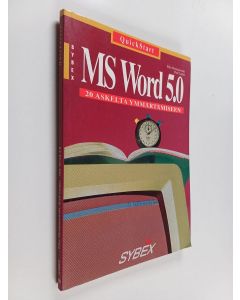 Kirjailijan Ari Ahola käytetty kirja Quickstart: Ms Word 5.0