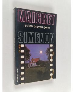 Kirjailijan Georges Simenon käytetty kirja Maigret et les braves gens
