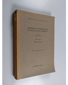 Kirjailijan Holger Klingstedt käytetty kirja Memoranda societatis pro fauna et flora fennica 8 1931-1932