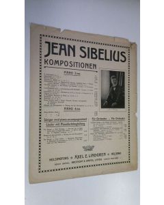 Kirjailijan Jean Sibelius käytetty teos Kompositionen : Sången om korsspindeln op 27, n:o 4