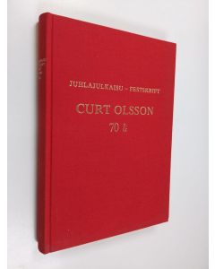käytetty kirja Juhlajulkaisu Curt Olsson 1919-28/9-1989