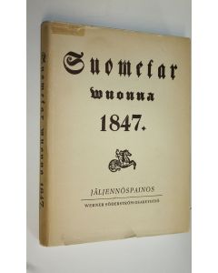 käytetty kirja Suometar wuonna 1847