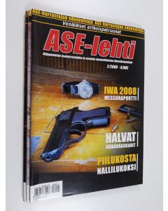 käytetty teos Ase-lehti 2008 (3 numeroa)