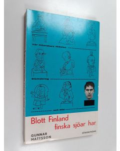Kirjailijan Gunnar Mattsson käytetty kirja Blott Finland finska sjöar har