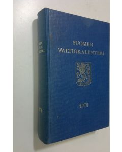 käytetty kirja Suomen valtiokalenteri 1978