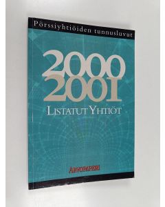 käytetty kirja Listatut yhtiöt 2000-2001 : pörssiyhtiöiden tunnusluvut