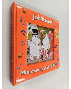 Kirjailijan Jari Rasi käytetty kirja Juhlitaan! : Muumien palapelikirja