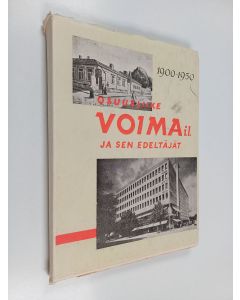 Kirjailijan Unto Kanerva käytetty kirja Osuusliike Voima i.l. ja sen edeltäjät 1900-1950