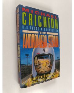 Kirjailijan Michael Crichton käytetty kirja The Andromeda strain