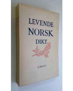Kirjailijan Helge Krog käytetty kirja Levende Norsk dikt