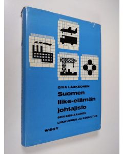 Kirjailijan Oiva Laaksonen käytetty kirja Suomen liike-elämän johtajisto - sen sosiaalinen liikkuvuus ja koulutus