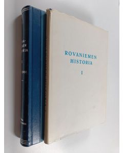 Kirjailijan Jorma Ahvenainen käytetty kirja Rovaniemen historia 1-2 : 1632-1960