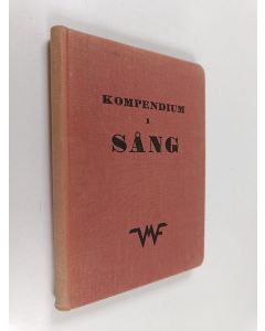 käytetty kirja Kompendium i sång