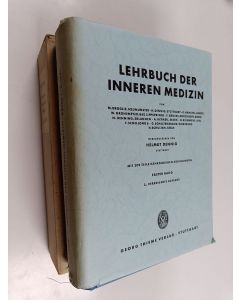 Kirjailijan Helmut Dennig käytetty kirja Lehrbuch der inneren medizin 1 (Laatikossa)