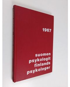 käytetty kirja Suomen psykologit : Finlands psykologer 1967