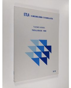 Kirjailijan Tuomo Kässi käytetty kirja Teollisuus 1990