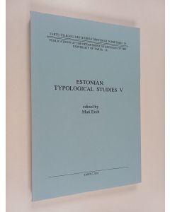 käytetty kirja Estonian : typological studies 5