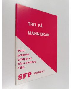 käytetty teos Tro på människan