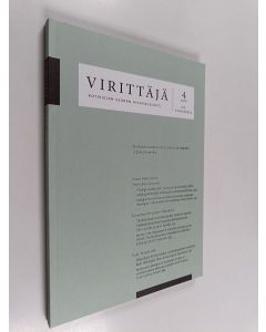 käytetty kirja Virittäjä 4/2018