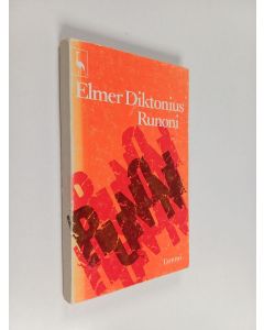 Kirjailijan Elmer Diktonius käytetty kirja Runoni
