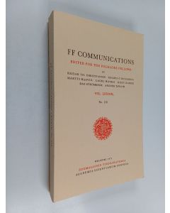 Kirjailijan Nils Storå käytetty kirja FF Communications Vol. LXXXIX(2), N:o 210 : Burial customs of the Skolt Lapps (lukematon)