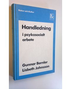Kirjailijan Gunnar Bernler käytetty kirja Handledning i psykosocialt arbete