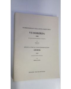 käytetty kirja Korkeimman hallinto-oikeuden vuosikirja 1985 B, Verotus